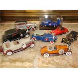 8 die cast cars
