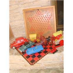 Children's Toys-game boards,supply wagon, etc.