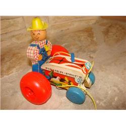 Fishcer Price Farmer on Tractor 1961