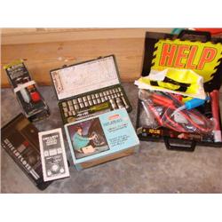 5 "guy" items-socket set,Coleman inflate-all, etc