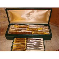 Knife set-E.Parker & Sons in original case