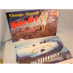 Vintage Nose Art Calendars-Aircraft nose art