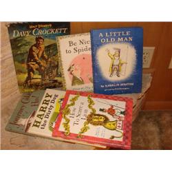 7 Children's books-including Davy Crockett