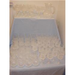 Large amount of crystal-apprx. 60 pcs.