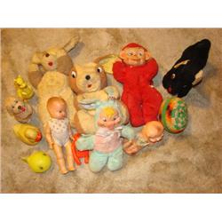 Old children's toys-Stuffed Scottie Dog