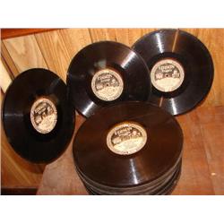 Edison records-extra thick, apprx. 18 total