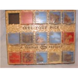 Guitar picks in orig. sales display board!