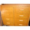 Image 1 : 8 drawer wood cabinet, ball bearing glides.