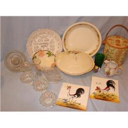 Glassware-biscuit jar, tiles, variety!