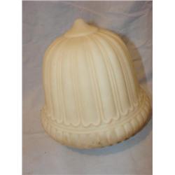 Vintage glass light fixture