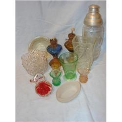 Large lot of glassware-shaker, vaseline, variety!