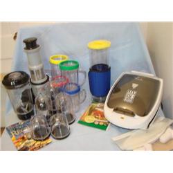 Kitchen items-Magic Bullet, Foreman Grill