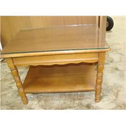Glass Top Occasional Table