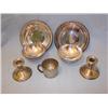 Image 1 : Silver items-weighted sterling, finger bowls, etc.