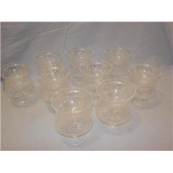 Set of 8 shrimp cocktail glasses