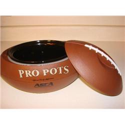 Football crock/dip pot w/cord