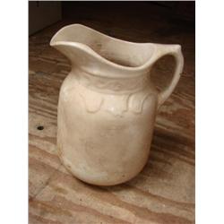 Old pottery pitcher