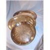 Image 1 : 3 Silver serving trays