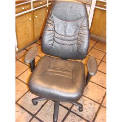 Black leather executive Chair-multi adjust.
