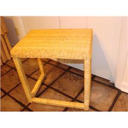 Natural Wicker Occasional Table