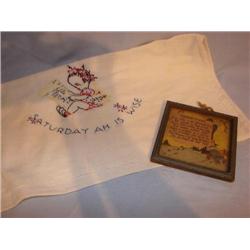 Black Collectables, cuptowel & "Thinkin O' You"