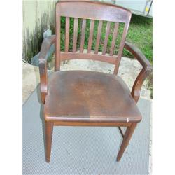 Mahogany office chair