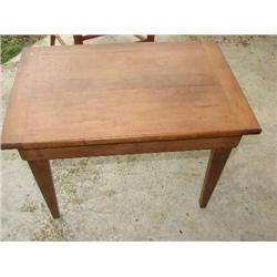 Small solid wood occasional table
