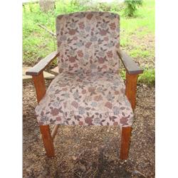 Fabric covered side chair