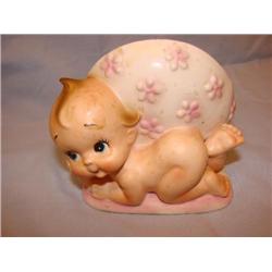 Lefton numbered Kewpie doll planter