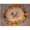 Image 1 : Old vegetable dish, raised design, gold overlay
