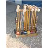 Image 1 : Wood croquet set