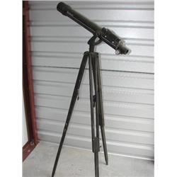 Tasco telescope w/wood tri-pod