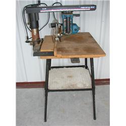 Ryobi 8 1/4" radial arm saw on stand