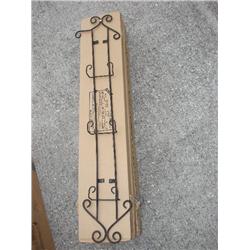 4 new in box-wrought iron plate hangers