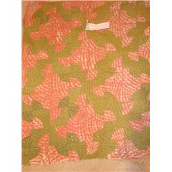 Drunkards Path Quilt 1860-1865 (partial quilt)