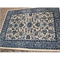 Blue & White room area rug