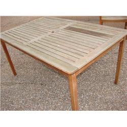Solid Teak Patio Table