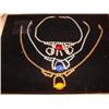 Image 1 : Rhinestone necklaces-3 total