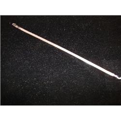 7" Silver Grecian Key design bracelet "925-Italy"