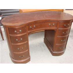 Curved ladies writing desk