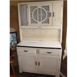Sellers brand kitchen cupboard w/enamel top