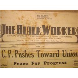 "The Black Worker" B.S.C.P. dated June 1951