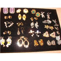 Earing, earings, lots of earings!  23 pair