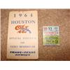 Image 1 : 1964  Colt official schedule & '65 Astro stub