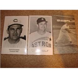 3 postcards:Don Nottebart-one is autographed
