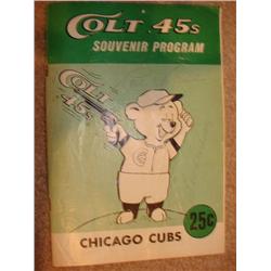 Hou.Colt 45 prog. autographed:Passe,Boudreax