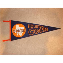 Original Houston Colt pennant-great condition