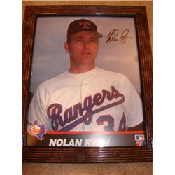 Autographed 8 x 10 Nolan Ryan picture