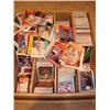 Image 1 : Lg. box filled w/baseball & football cards