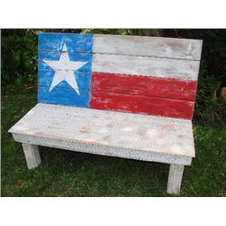 Texas barn wood bench,made of Tx. Barnwood